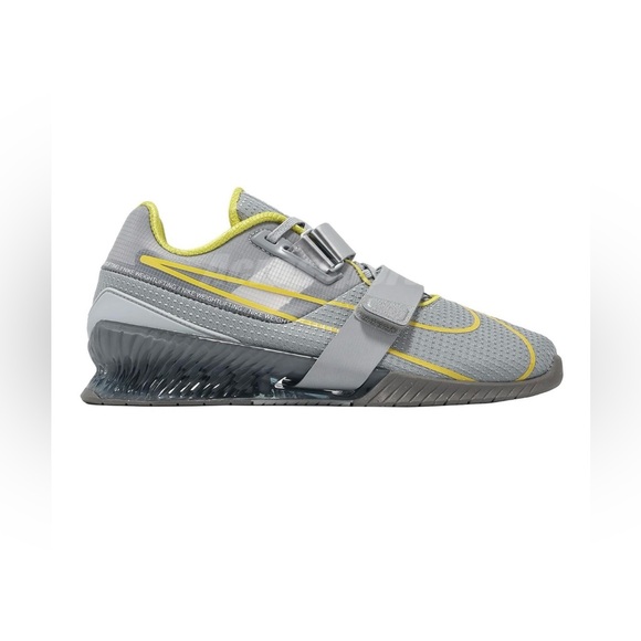 Nike Romaleos 4 Wolf Grey Lightening Men Cross Training Gym Shoe CD3463-002 Sz 9